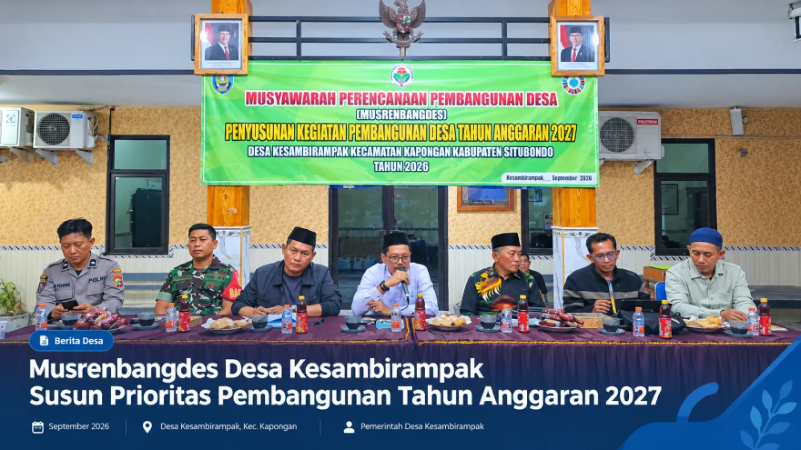 Musrenbangdes Desa Kesambirampak Susun Prioritas Pembangunan Tahun Anggaran 2027